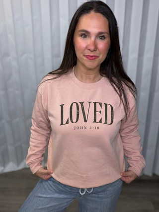 Loved- John 3:16 Sweatshirt