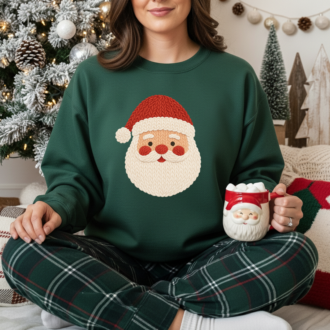Yarn Santa Sweatshirt