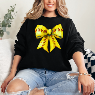 Softball Bow | Tshirt or Sweatshirt