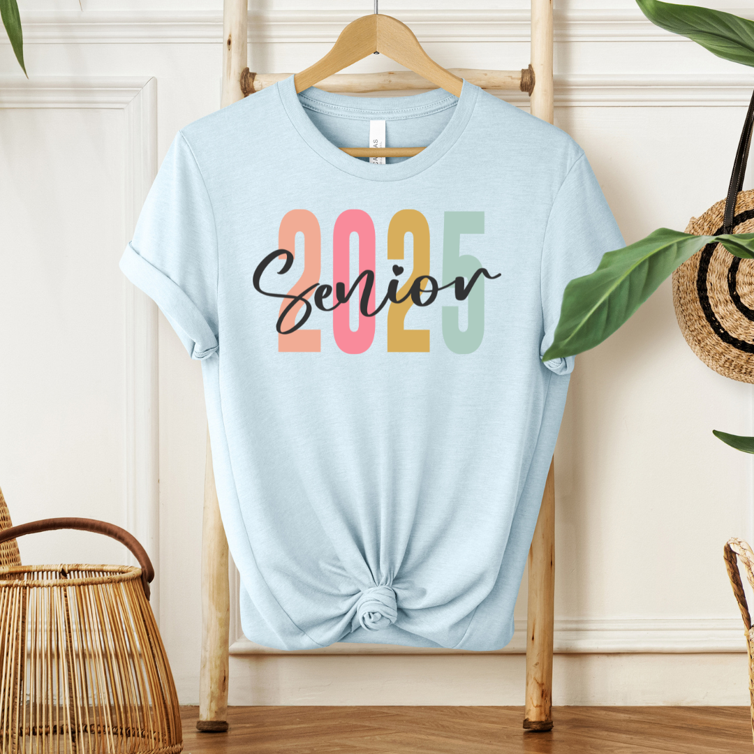 Senior 2025 Colorful | Tshirt, Hoodie, Sweatshirt MadreForte LLC