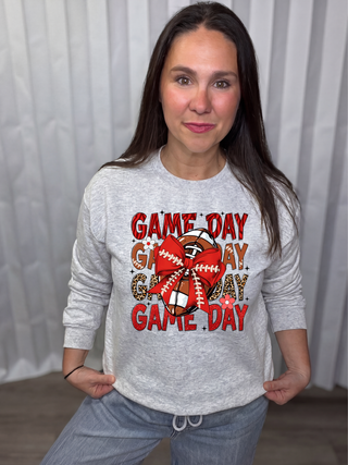Game Day Bow Sweatshirt