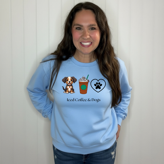 Iced Coffee & Dogs | Sweatshirt
