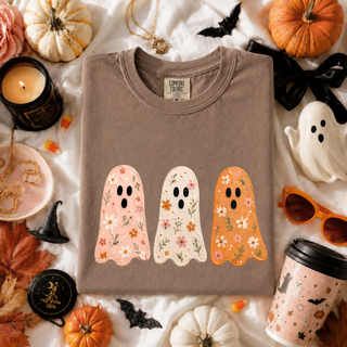 Wildflower Ghost Halloween Graphic Tee