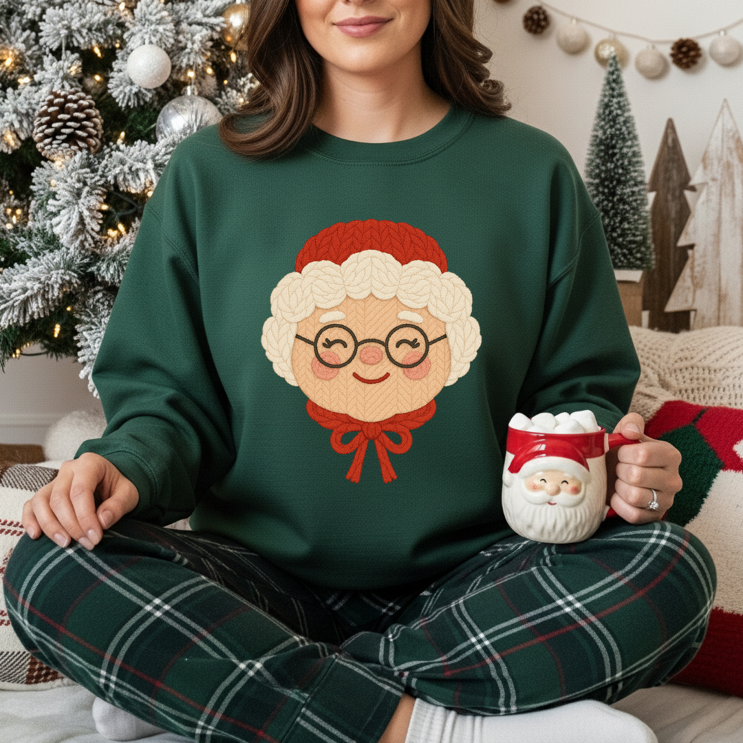 Yarn Mrs. Claus Sweatshirt