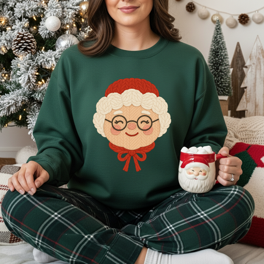 Yarn Mrs. Claus Sweatshirt
