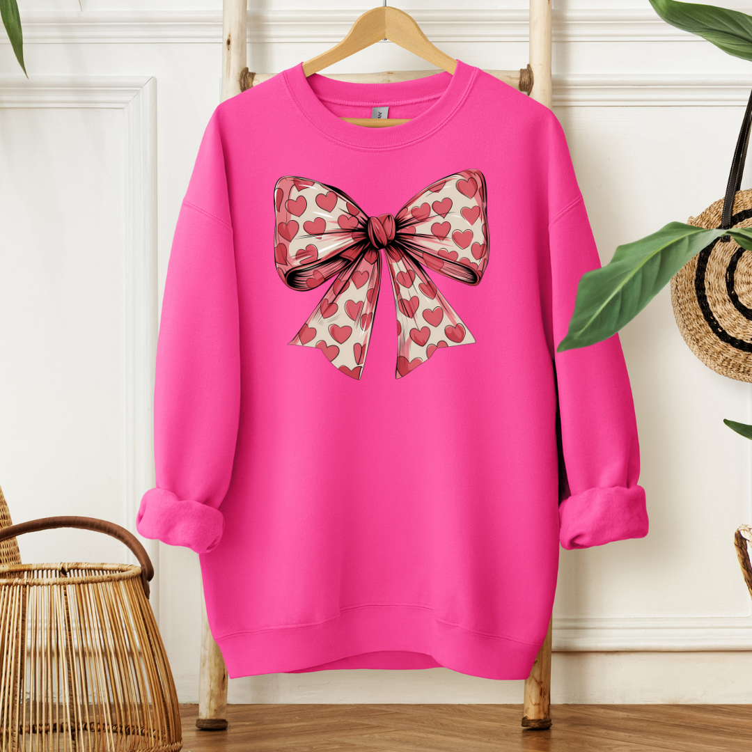 Valentine Bow| T-Shirt or Sweater MadreForte LLC