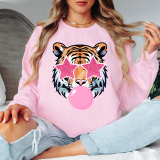 Tiger Blowing Bubble Gum Sweatshirt