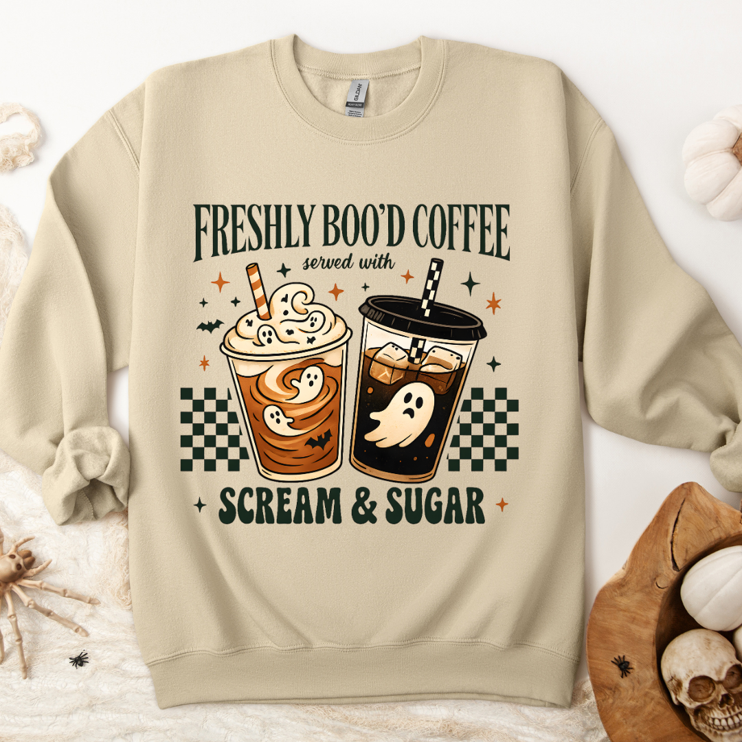 Freshly Boo'd Coffee sweatshirt