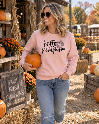 Hello Pumpkin Graphic Sweatshirt
