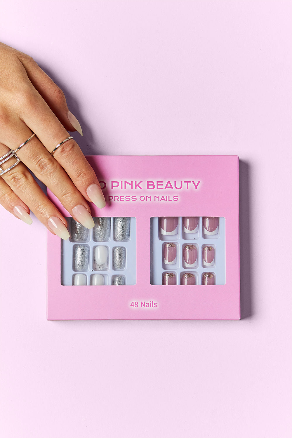 SO PINK BEAUTY Press On Nails 2 Packs MadreForte LLC