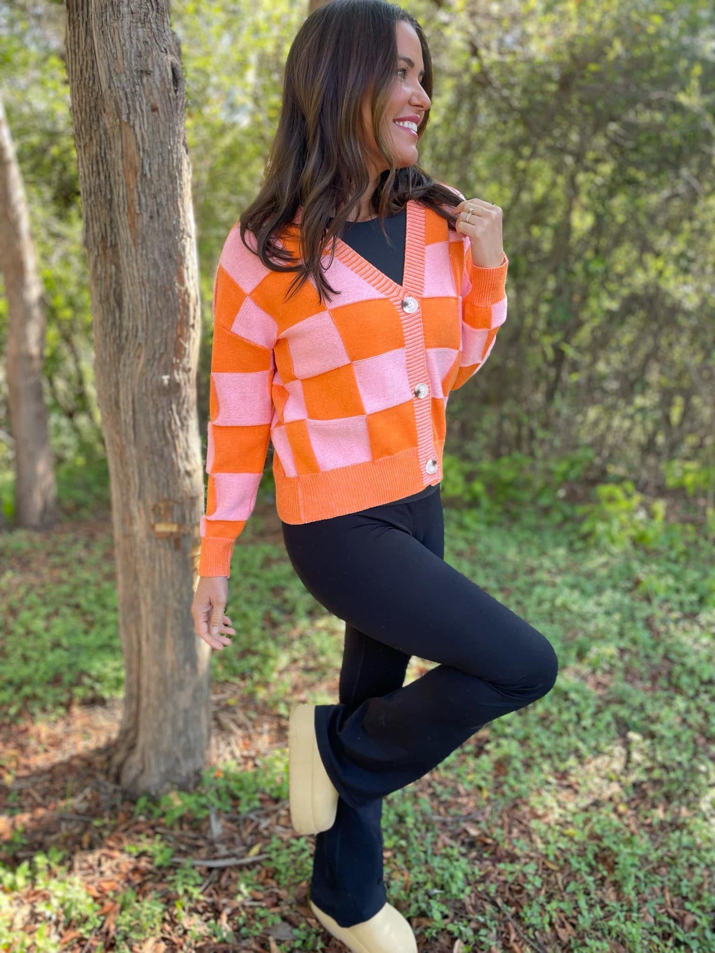 PREORDER: All My Life Checkered Cardigan in Three Colors MadreForte LLC