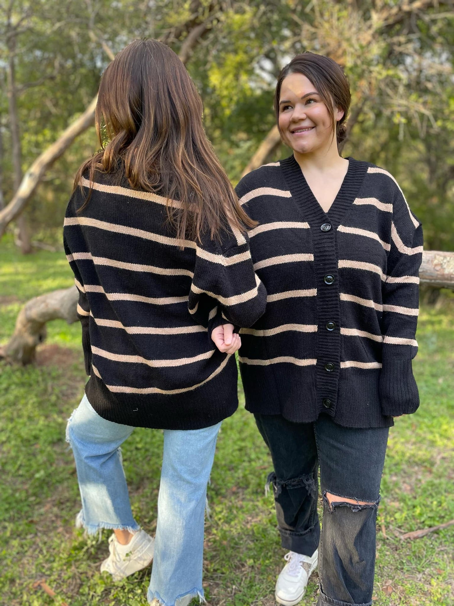 PREORDER: Brooks Striped Cardigan MadreForte LLC