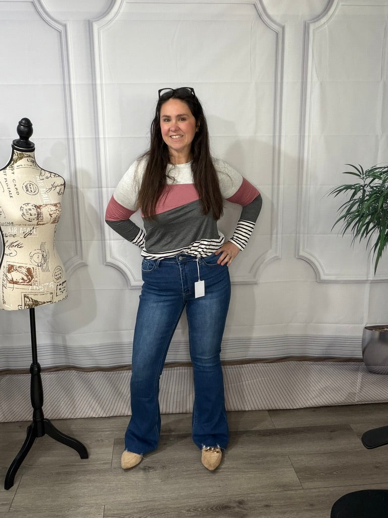 BRENDA High Rise Bootcut Kancan Jeans