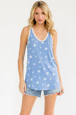 Star Trim Detail Tank Top