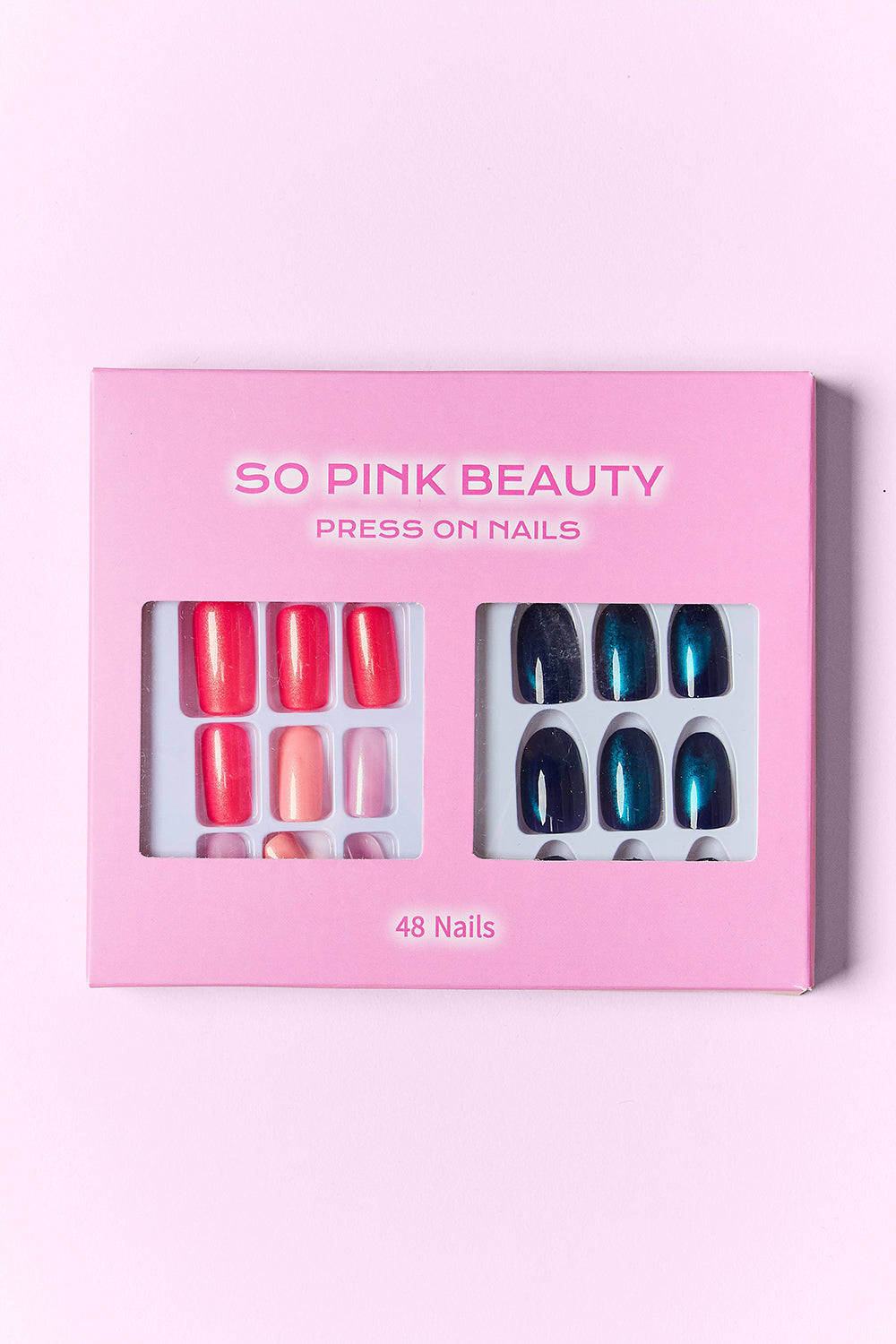 SO PINK BEAUTY Press On Nails 2 Packs MadreForte LLC