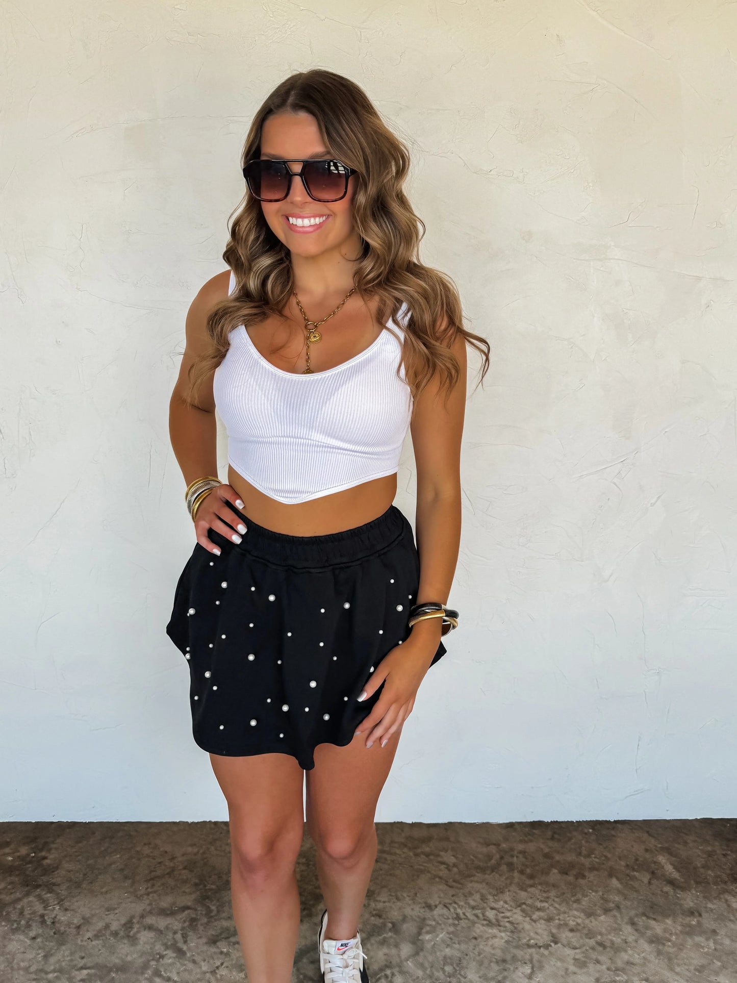 PREORDER: Pretty In Pearls Skort in Four Colors MadreForte LLC