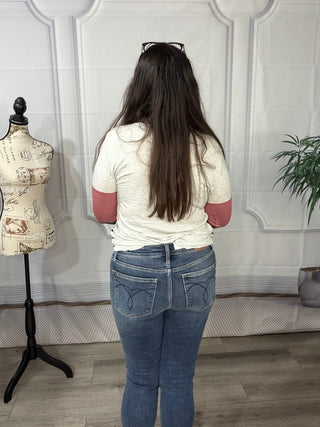 Sapphire Mist Judy Blue Thermal Skinnies