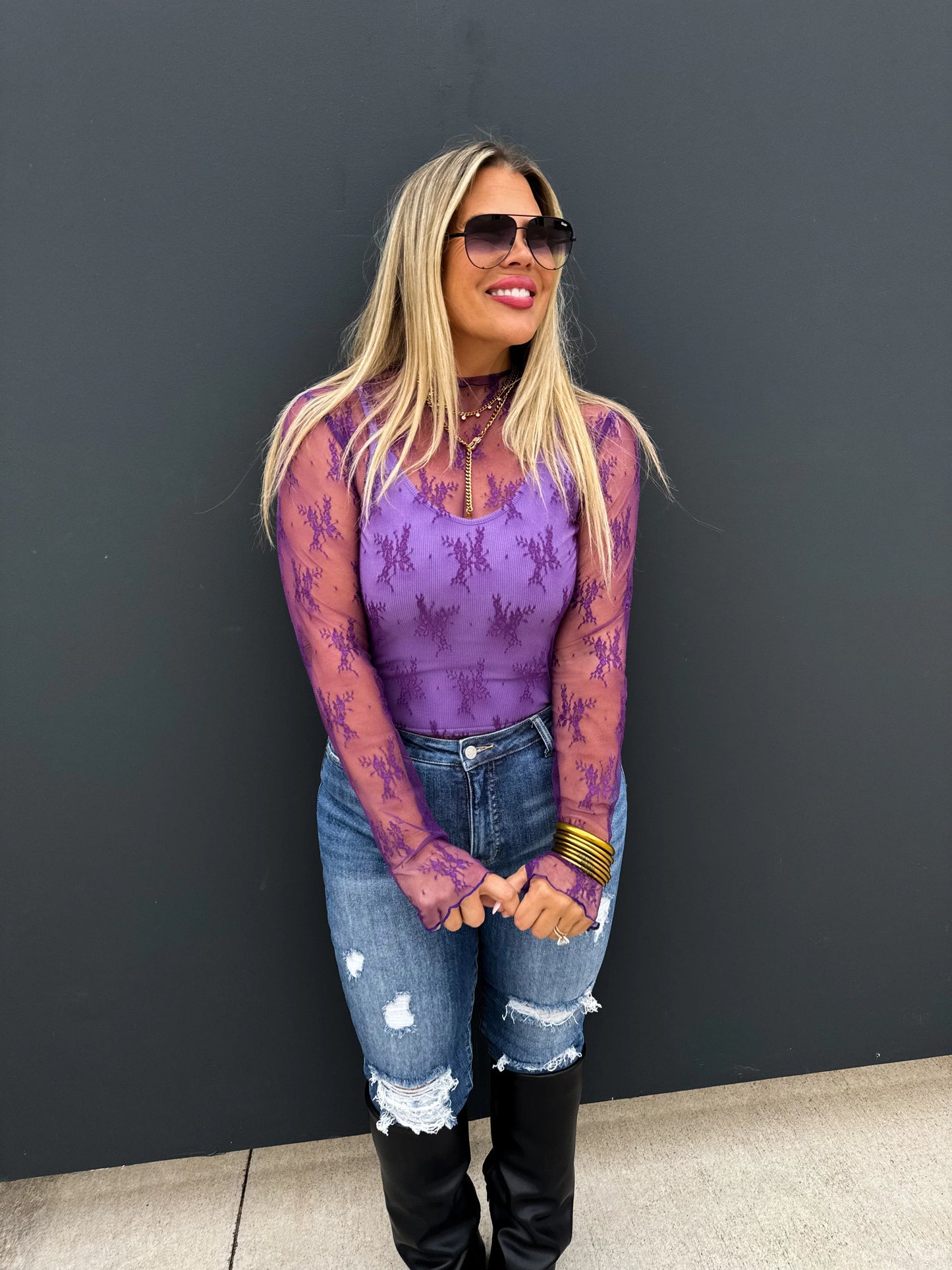 PREORDER: Valentine Roxy Lace Top in Five Colors MadreForte LLC