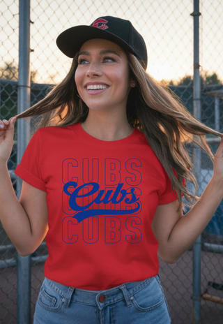 Tripple Cubs Tee