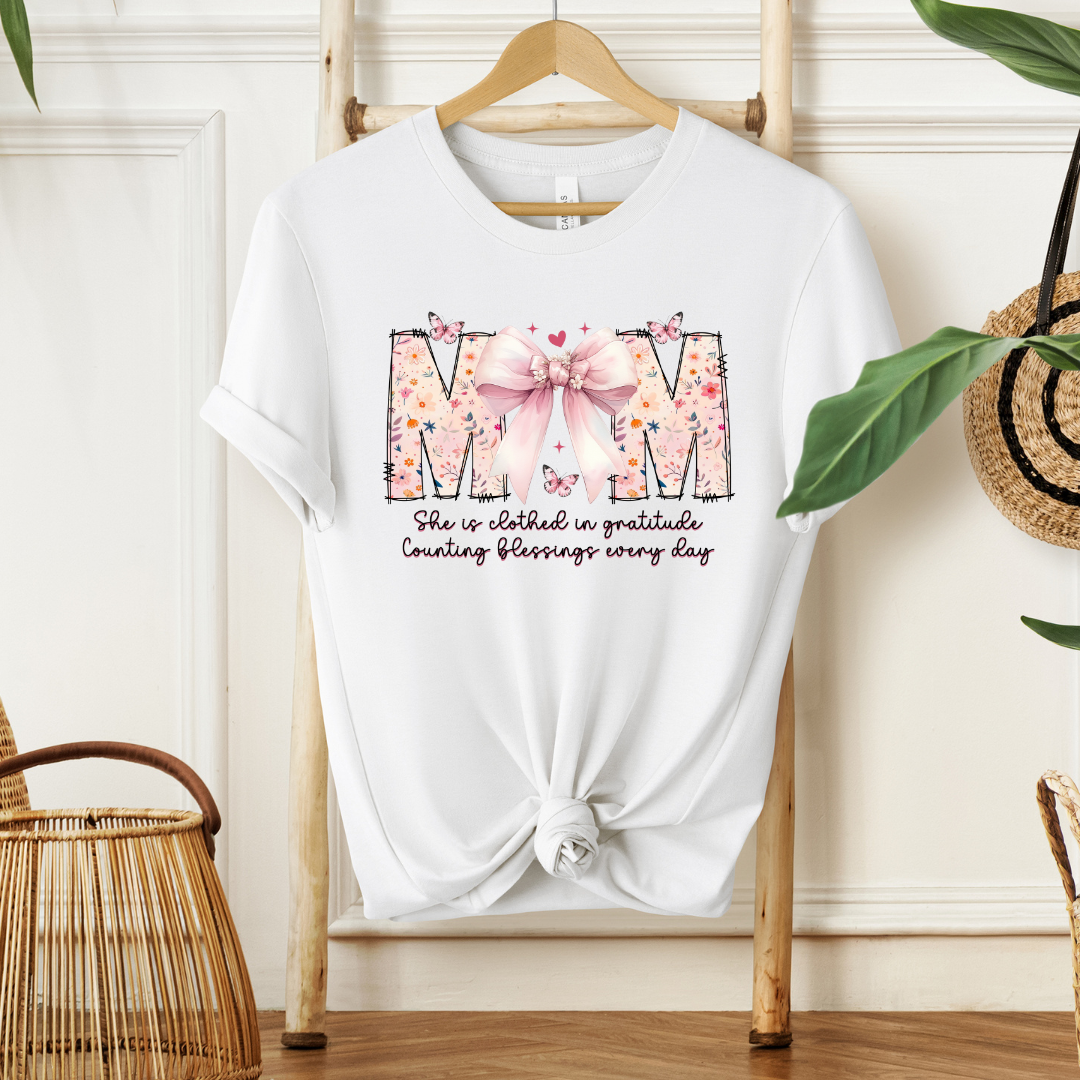 Mom Bow| Sweatshirt & Tee MadreForte LLC