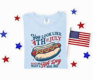 4th of July Hotdog Tee