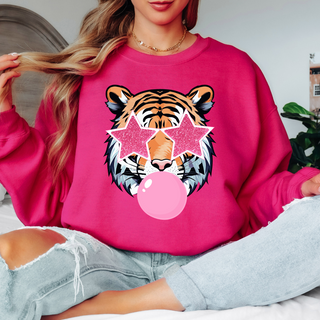 Tiger Blowing Bubble Gum Sweatshirt