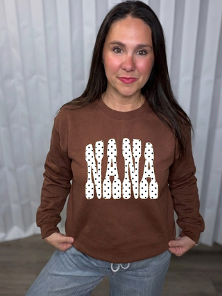 Polka Dot Nana Sweatshirt