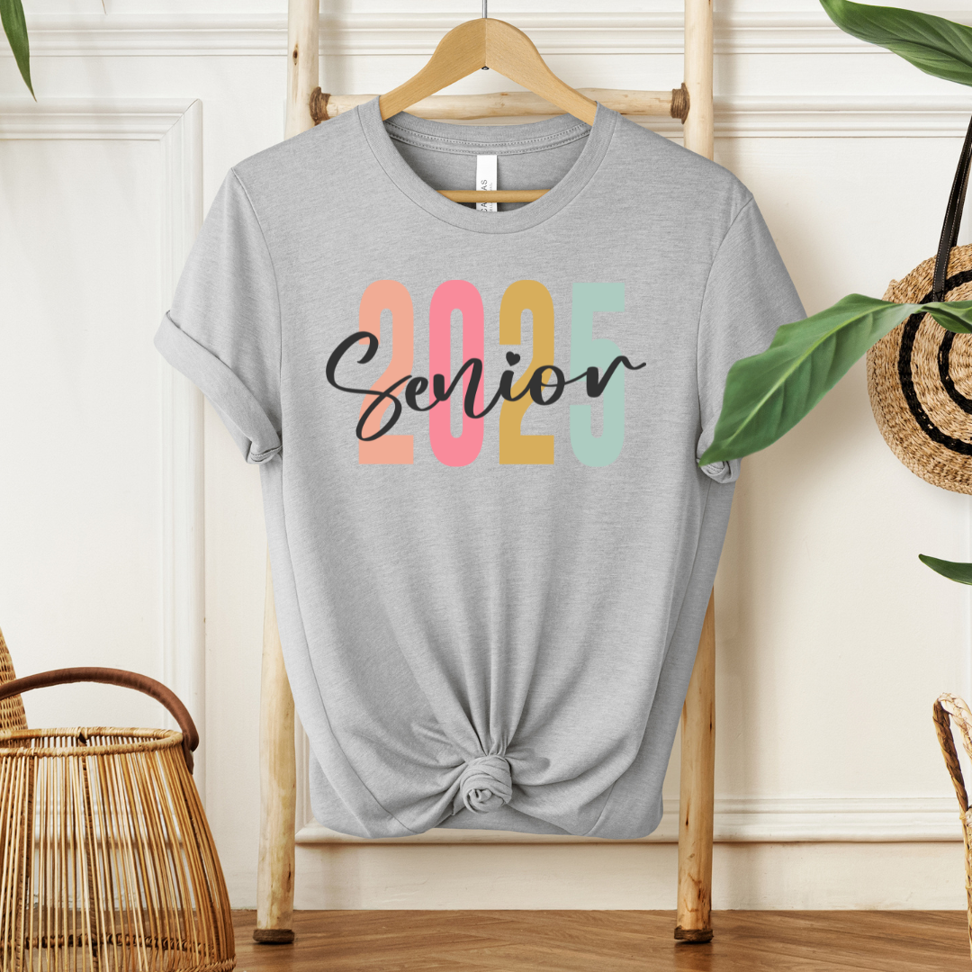 Senior 2025 Colorful | Tshirt, Hoodie, Sweatshirt MadreForte LLC