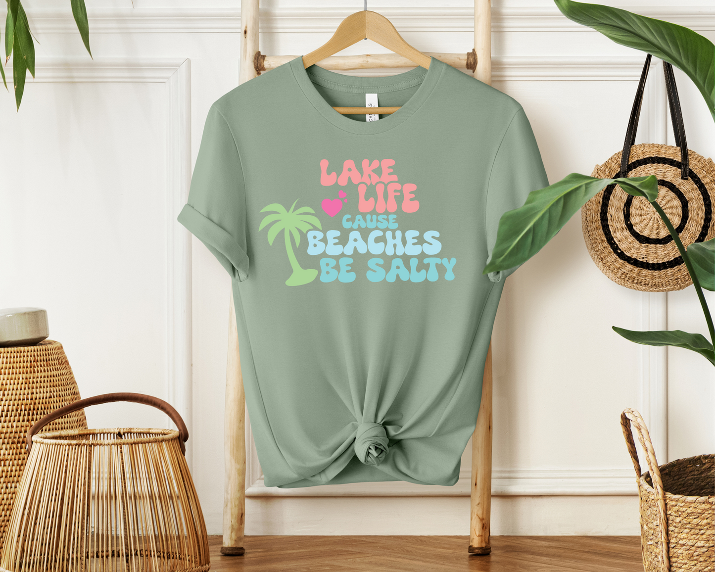 Lake Life Because Beaches Be Salty| T-Shirt MadreForte LLC