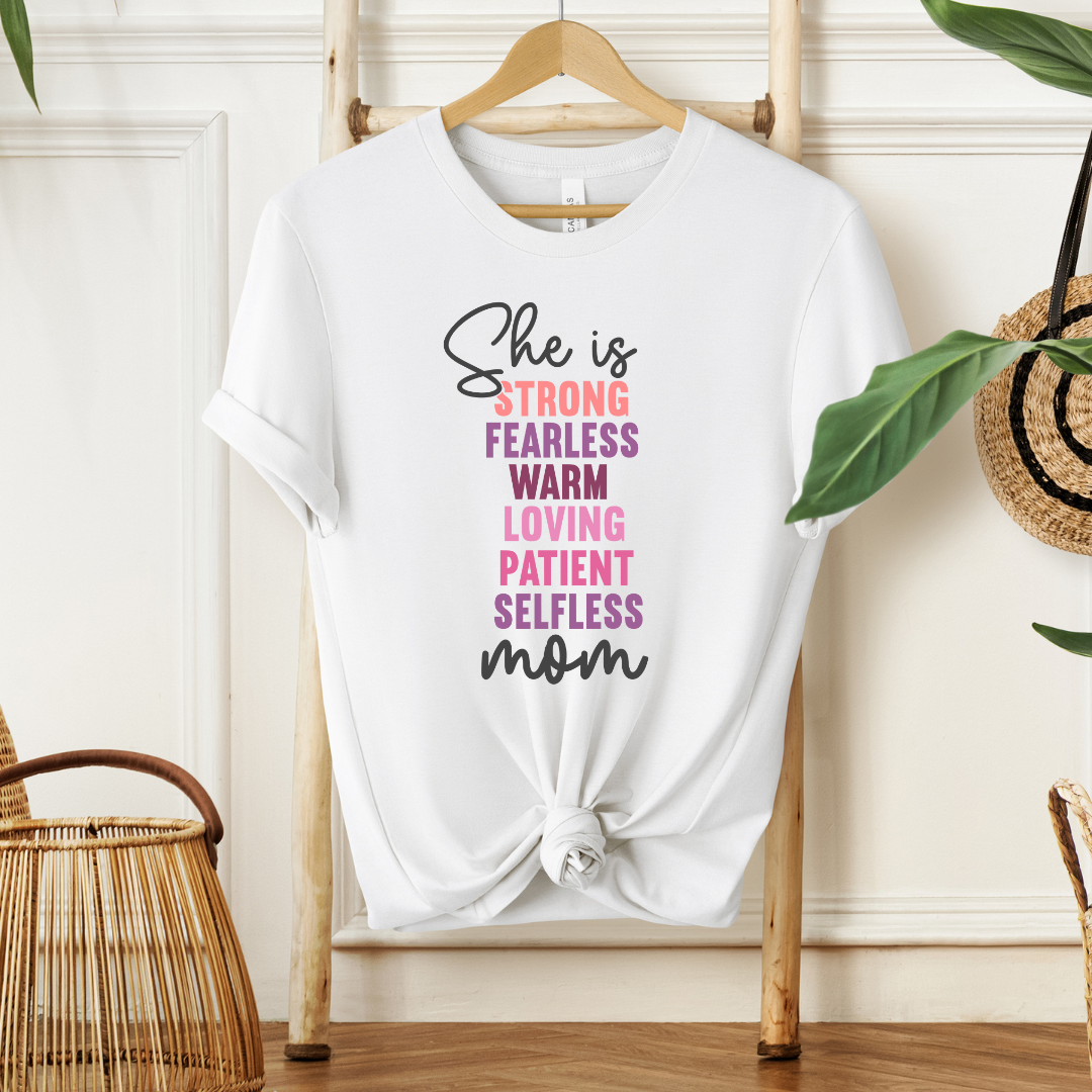 She is Mom | Sweatshirt & Tee MadreForte LLC