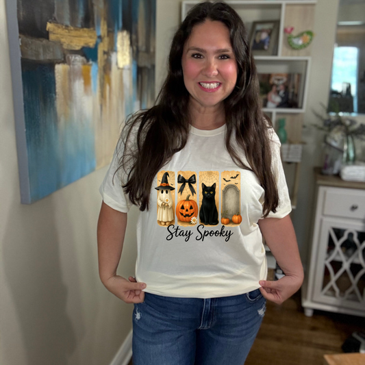 BrushStroke Stay Spooky  Tee