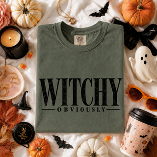 Witchy Obviously Halloween Graphic Tee
