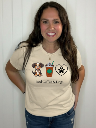 Iced Coffee & Dogs Tee