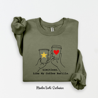 Limitless Like My Coffee Sweatshirt