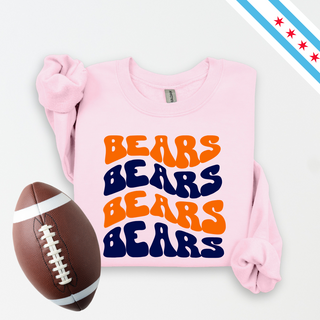 The Wavy Bears Graphic Crewneck Sweatshirt