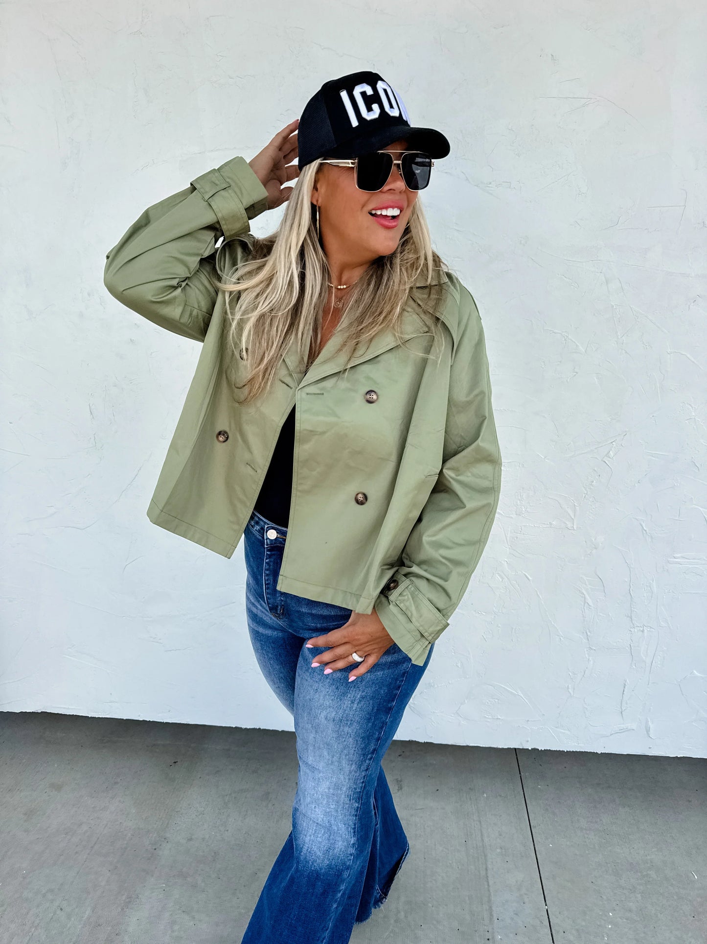 PREORDER: Rossi Crop Trench Coat in Four Colors MadreForte LLC