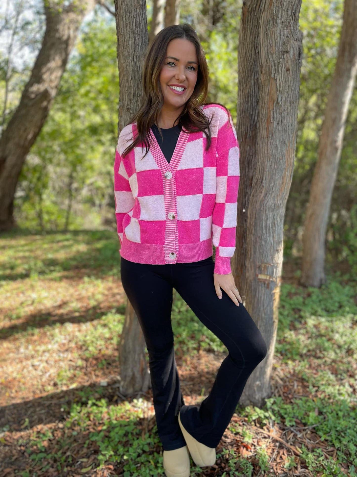 PREORDER: All My Life Checkered Cardigan in Three Colors MadreForte LLC