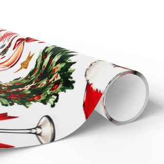 Merry & Unhinged Christmas Wrapping Paper | Funny Holiday Gift Wrap