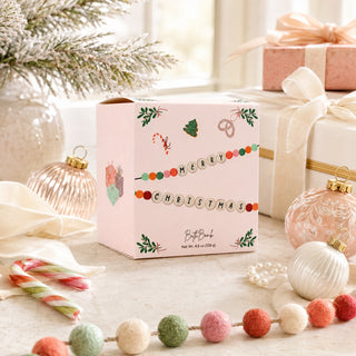 Christmas Garland Bath Bomb – Friendship Bracelet Design