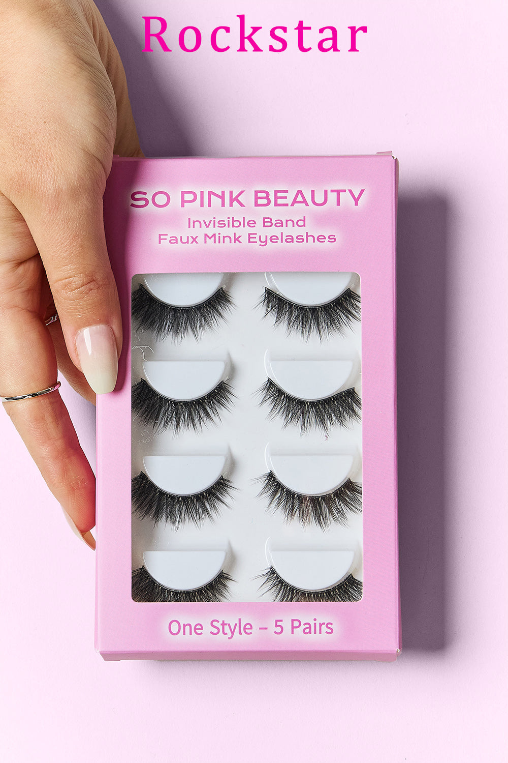 SO PINK BEAUTY Faux Mink Eyelashes 5 Pairs MadreForte LLC