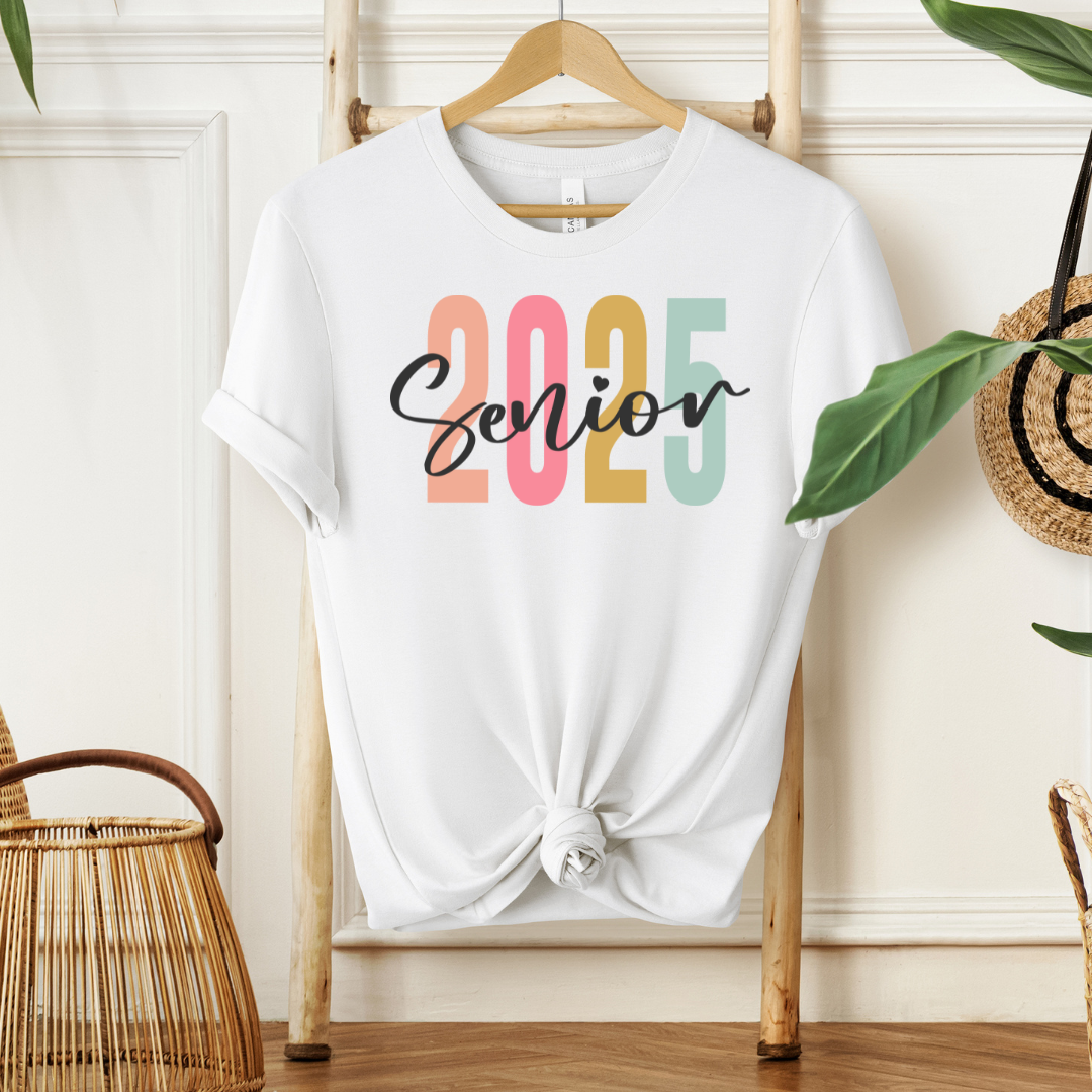 Senior 2025 Colorful | Tshirt, Hoodie, Sweatshirt MadreForte LLC