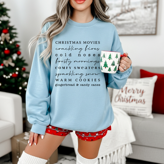 Christmas Words sweatshirt