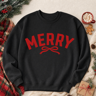 Merry Graphic Crew Sweatshirt