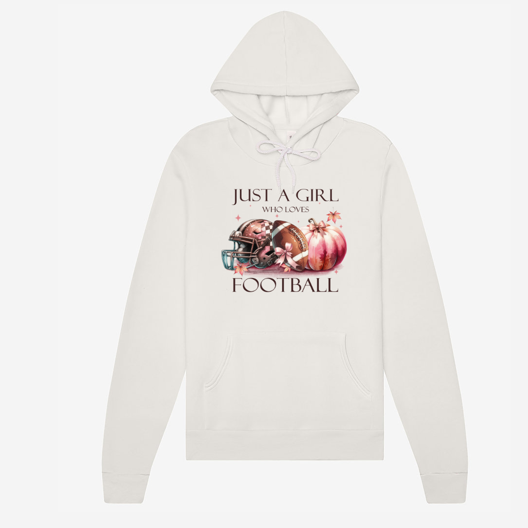 Girl Loves Football | Sweatshirt or Hoodie MadreForte LLC