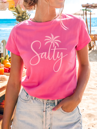Salty Palm Tree Tee