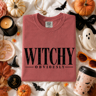 Witchy Obviously Halloween Graphic Tee