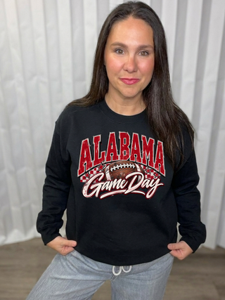 Alabama Game Day Crew Neck Graphic Sweatshirt