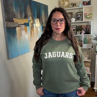 Jaguars Bold White Sweatshirt