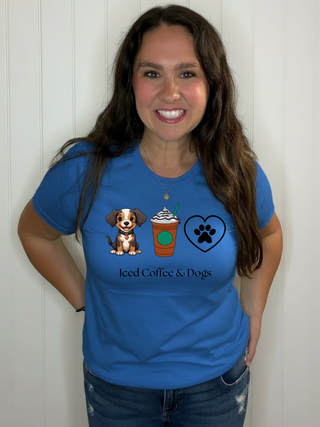 Iced Coffee & Dogs Tee