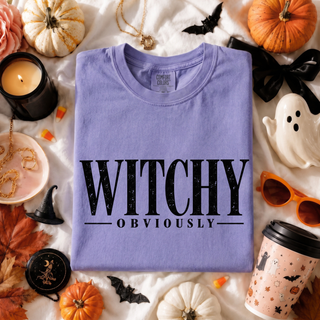 Witchy Obviously Halloween Graphic Tee
